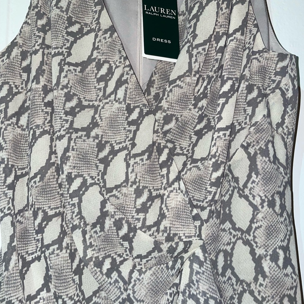 Lauren Ralph Lauren Snake Print Dress